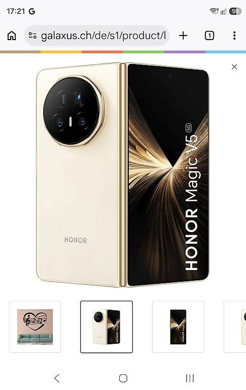 Telefoni cellulari / Smartphones: Honor Magic V5 – Usato da Aarberg venduto da stievo70
