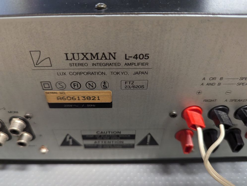 Luxman L-405 high-end Vollverstärker (Gebraucht) in Bern für CHF 365 ...