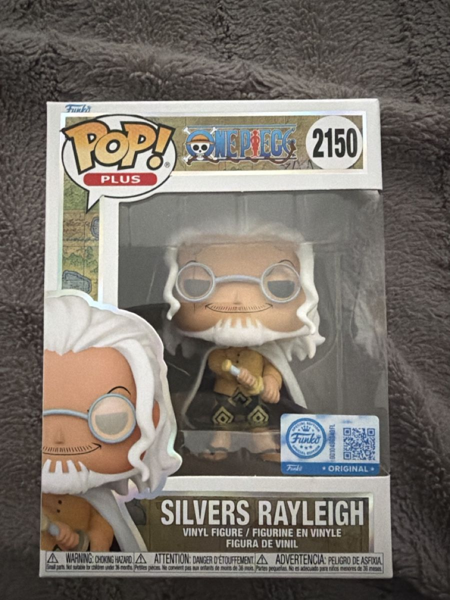 Funko Statuette: Silvers Rayleigh funko Pop plus Figur – Nuovo e nell'imballaggio originale da Winterthur venduto da ard_9xbm