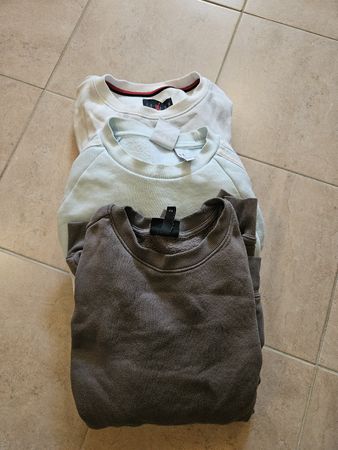 Pack de 3 crewnecks taille M - adidas, jordan, et H&M
