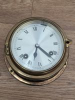 Schiffs- / Marineuhr mit Alarm Messing Gehäuse 