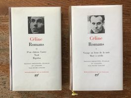 Lot 2 volumes La Pléïade Céline Romans I et II