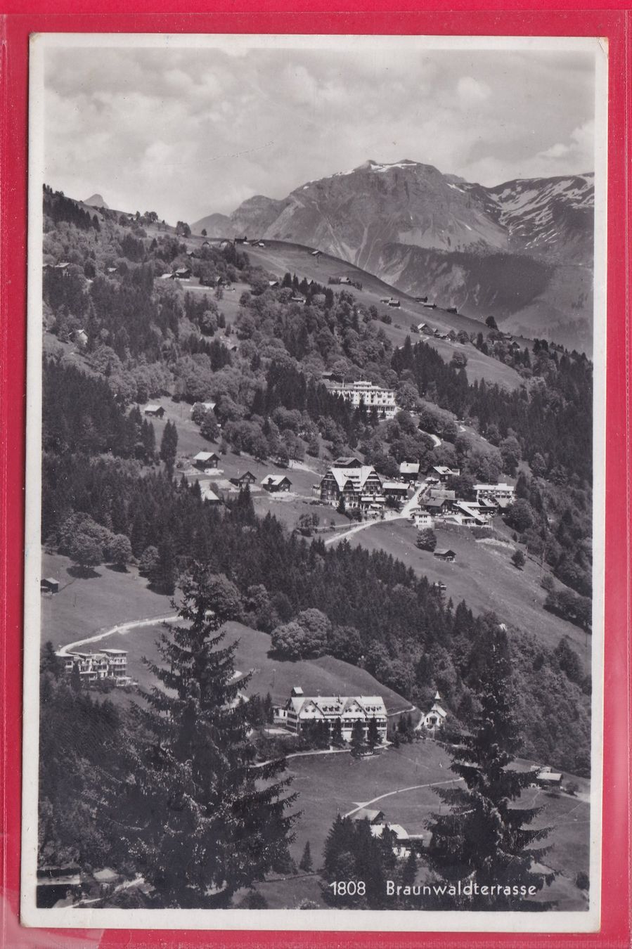 Cartes postales: BRAUNWALDTERRASSE – D'occasion à Oberrieden par Gebirgsstelze