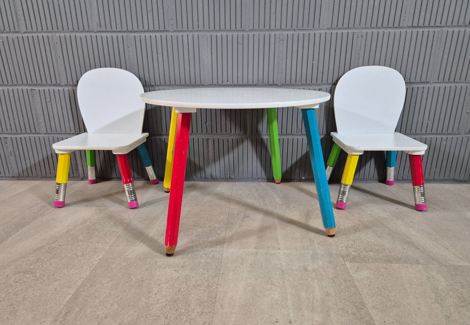Tische: Set Pierre Sala Bleistift Pen Table Stool Kinder Tisch Stuhl – Gebraucht aus Nottwil von Wondewa-Shop 8
