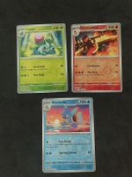 Pokemon 151 MEW - Ivysaur Charmeleon Wartortle Reverse Holo