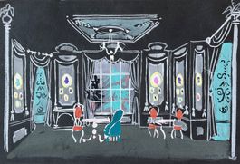 Hannes Meyer, Bühnenbild, Schauspielhaus Zürich, Gouache