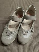 Silberne Elefanten Schuhe, Grösse 34