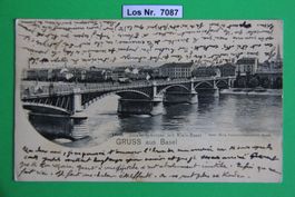 CH Ansichtskarte Gruss aus Basel um 1905            Los 7087