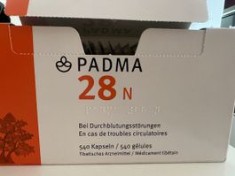 Complément alimentaire : 400 gélules padma 28n