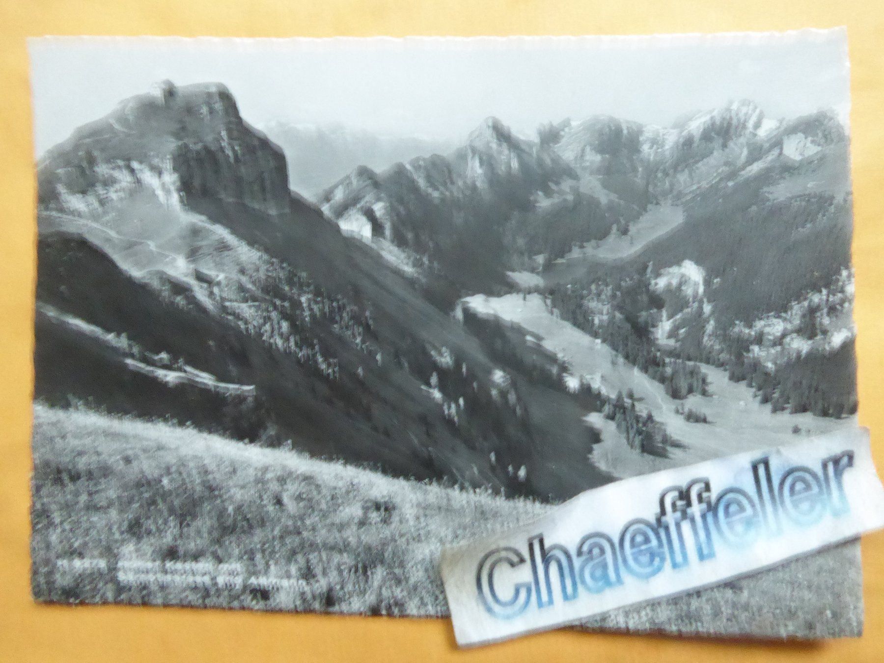 Cartes postales: Hoher Kasten mit Sämbtisersee u. Altmann – D'occasion à Zürich par Chaeffeler