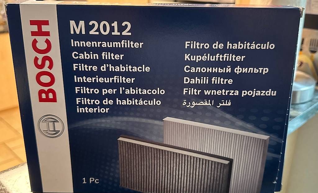 Bosch Tutti pezzi di ricambio auto: Filtre habitacle BOSCH M2012 – Nuovo e nell'imballaggio originale da Cortaillod venduto da kim_g27y