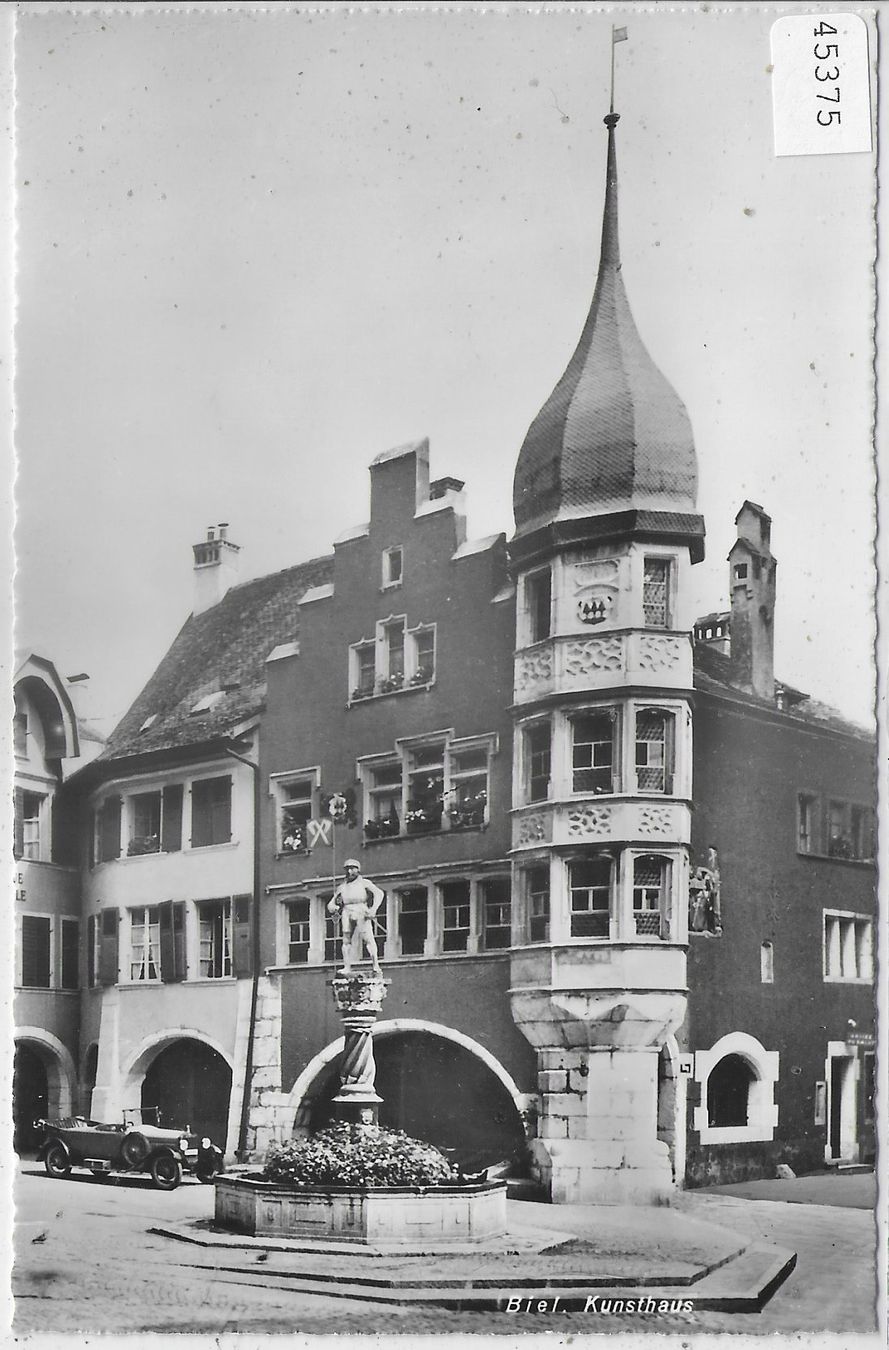 Cartoline postali: Biel-Bienne - Kunsthaus Musee d'Art – Usato da Ettingen venduto da Kartenplanet