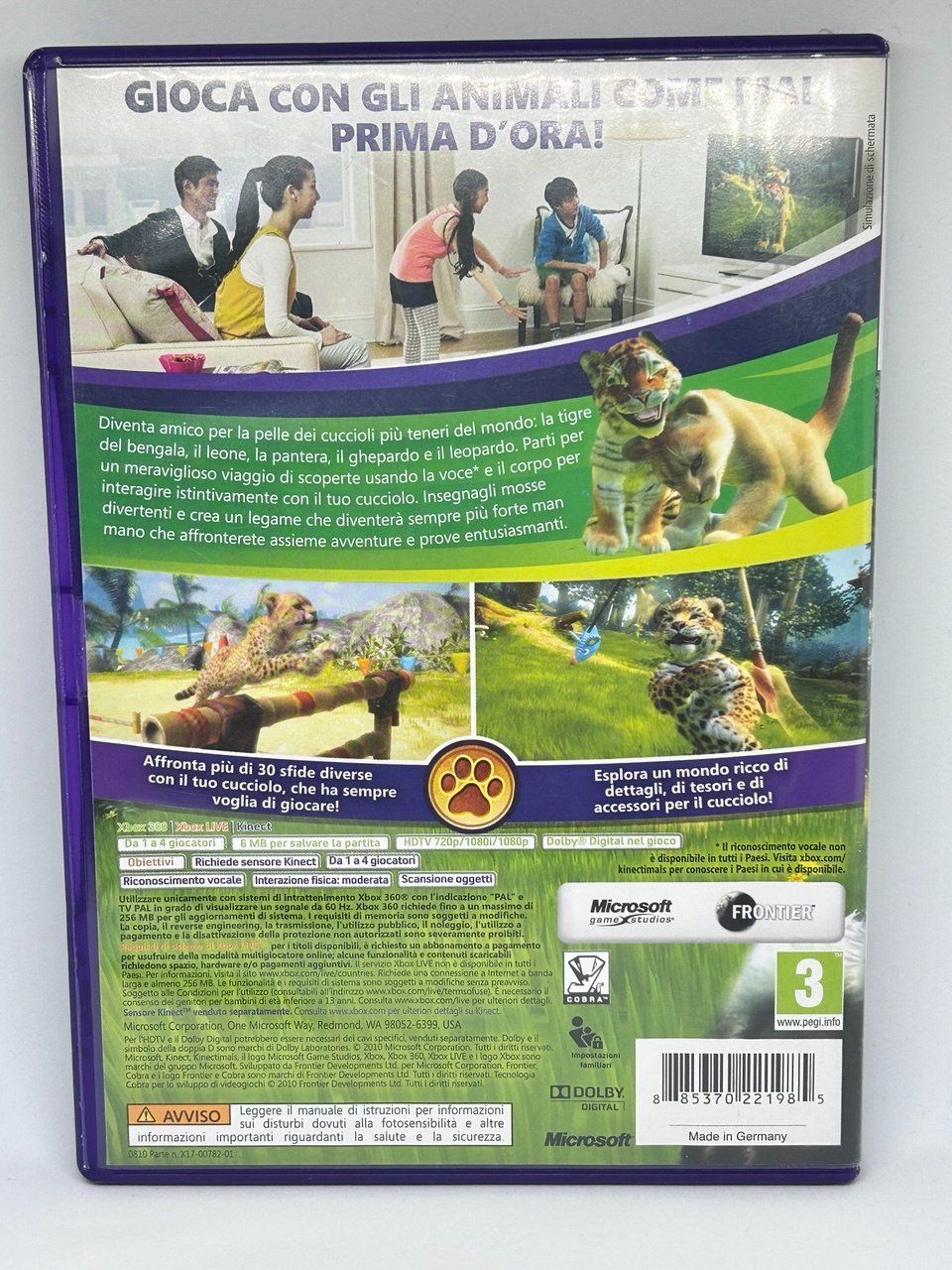 Microsoft Giochi: Kinectimals per Xbox 360 – Usato da Giubiasco venduto da LorisVale 1