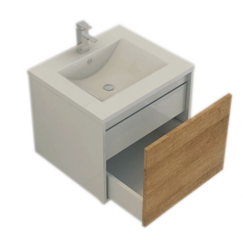 Mobili per bagno: Badmöbelset 'Linz' in Holzoptik – Nuovo e nell'imballaggio originale da Herbertingen venduto da jet-line-e-trade 5