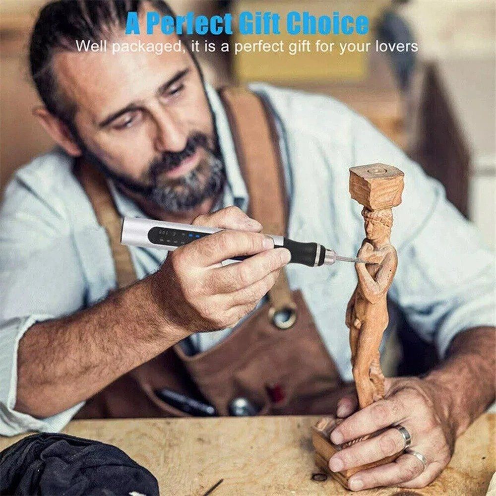 Tutte le macchine: Gravier Elektrischer stift werkzeugsatz gerät Holz mit Bits – Nuovo (secondo la descrizione) da Kirchdorf AG venduto da Restposten110 6