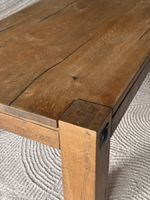 WUNDERSCHÖNER RUSTIKALER COUCHTISCH AUS MASSIVHOLZ VINTAGE –