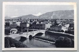 Genève - Pont de la Coulouvrenière et vue générale