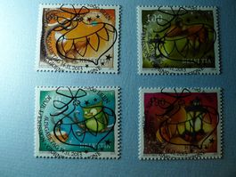 2013 Sondermarken Weihnachten ET Vollstempel 1484-1487