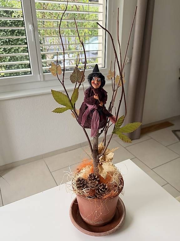 Tutte le decorazioni: Herbstliche Dekoration mit Hexe – Nuovo (secondo la descrizione) da Muttenz venduto da mel_knm5 1