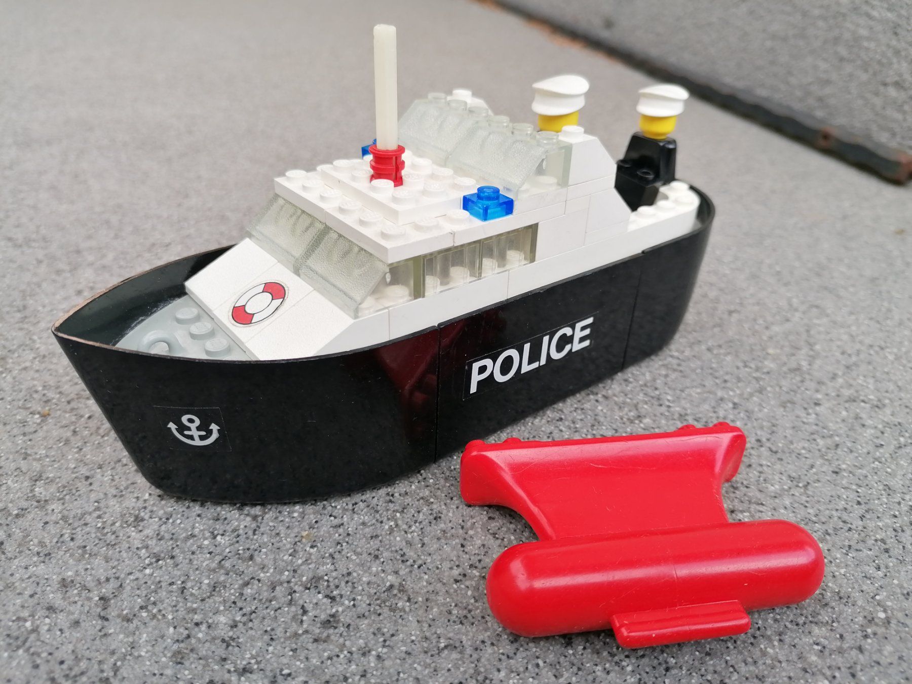 RAR LEGO City # 314 POLIZEI Schiff schwimmfähig von 1976 (Gebraucht) in ...