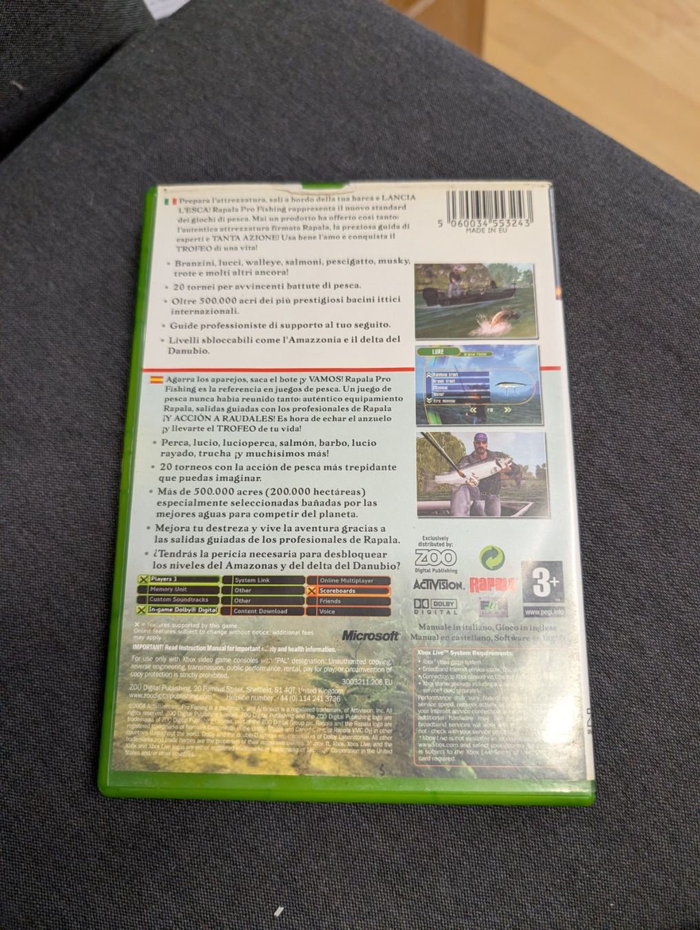 Spiele: Rapala pro fishing Microsoft xbox – Gebraucht aus Giubiasco von Ticinerd 1