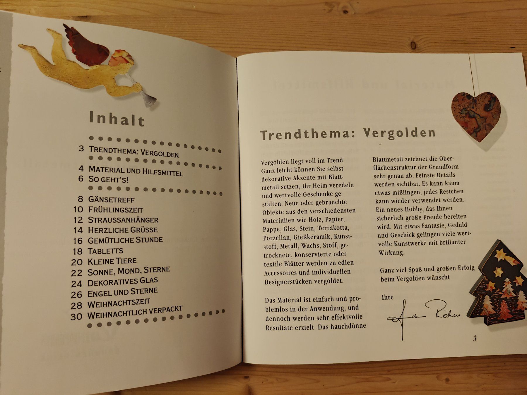 Libri: * Vergolden - Geschenke und Deko Ideen mit Blattmetall /1997 – Usato da Muttenz venduto da Negnuja 2