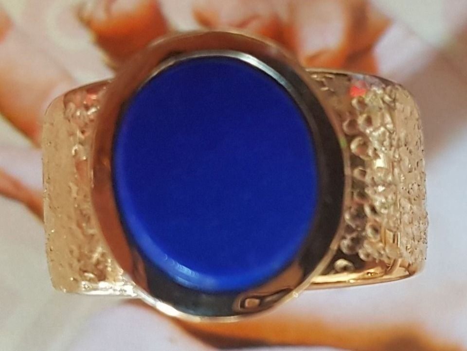 Anelli: Designer Gelbgoldring 750, Lapislazuli – Nuovo (secondo la descrizione) da Unterägeri venduto da Altgoldschmuck 7