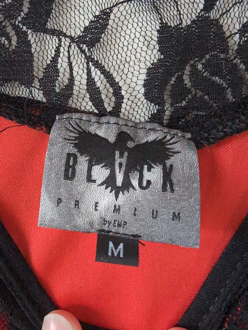 Vestiti: Schwarz-Rotes Kleid mit Spitze Gr. M – Nuovo (secondo la descrizione) da Alberswil venduto da __colafroeschli__ 3
