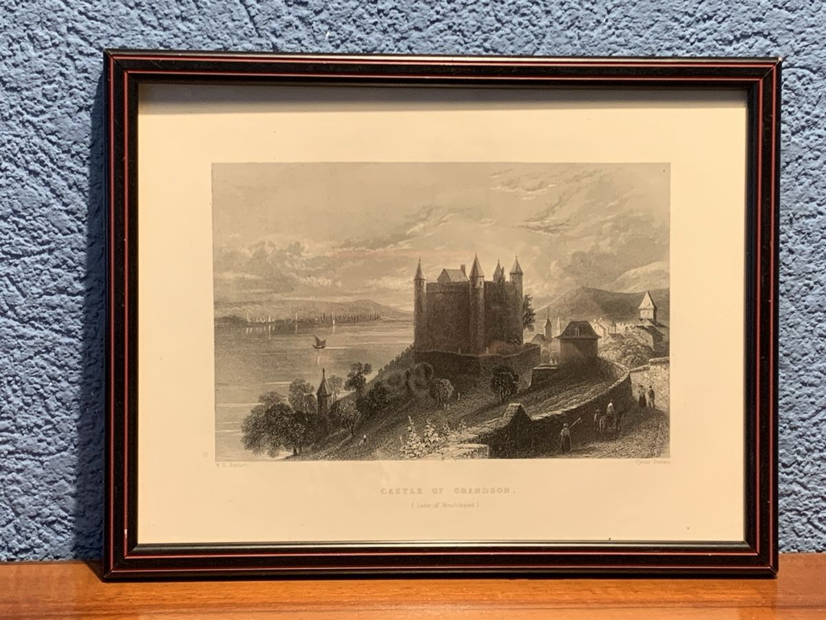 Incisioni: Lot de 4 gravures du canton de Vaud – Usato da Veytaux venduto da Latourelle 1