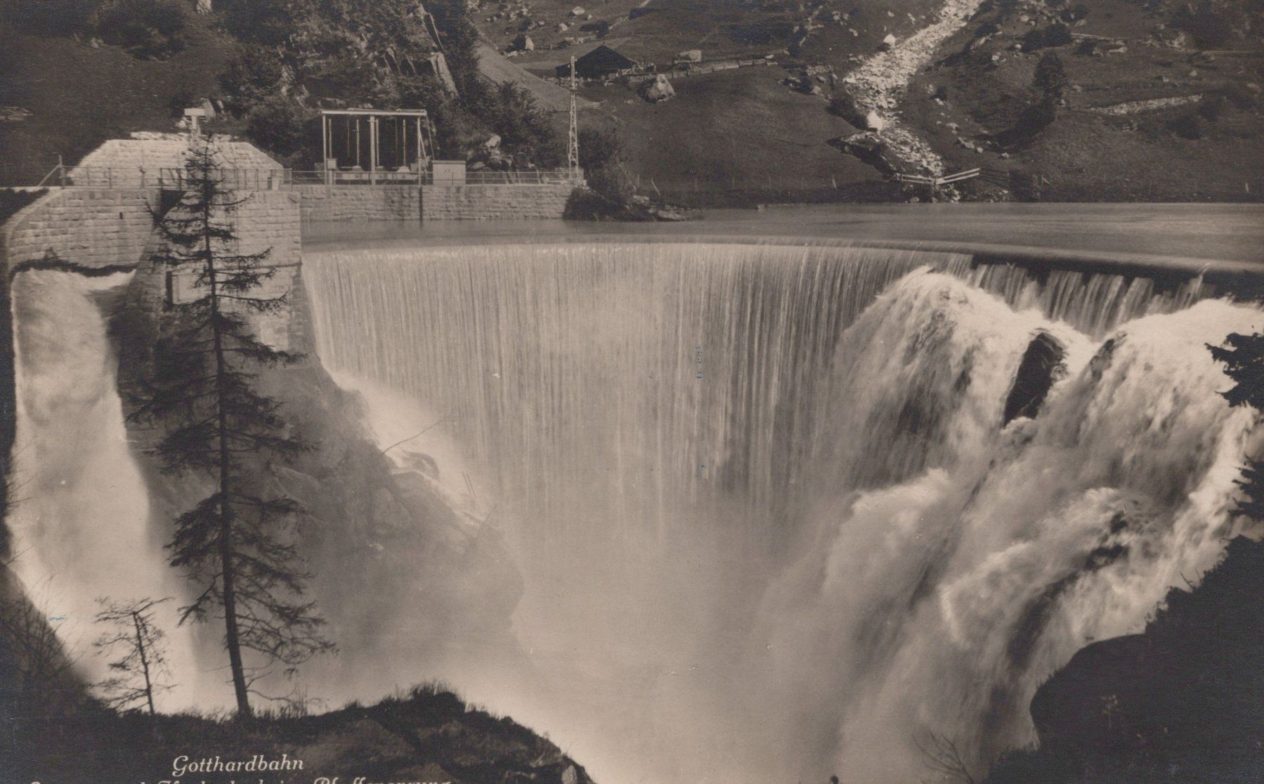 Cartoline postali: 0110 - Postkarte / Ansichtskarte - Stausee Pfaffensprung SBB – Usato da Reinach BL venduto da Boston-Verkauf