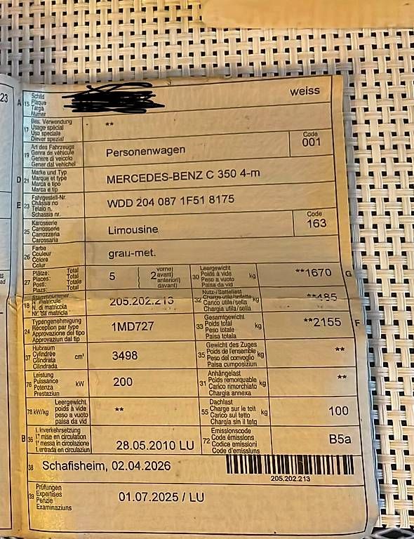 Automobili: Mercedes C350 ab mfk – Usato da Spreitenbach venduto da sablex01 4