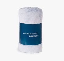 Kuscheldecke / Fleece-Decke - hellblau