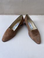 Magica Wildleder-Pumps Braun/Cognac Gr. 35.5