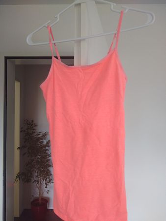 Coral Tank Top adjustable strap by, XS/TP with in built bra