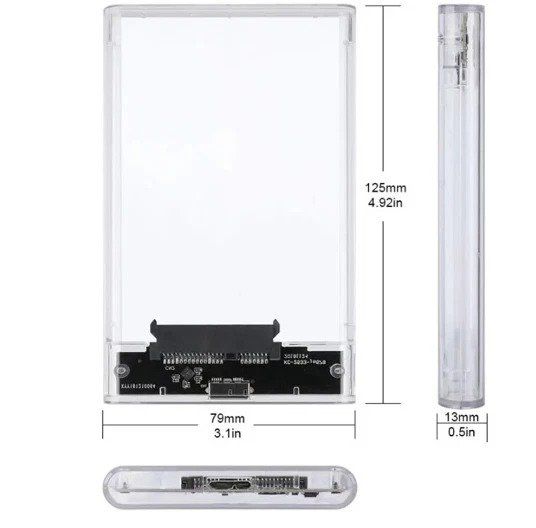Unità & Adattatore: USB 3.1 2,5" Festplatten Externes Gehäuse  SATA SSD HDD – Nuovo (secondo la descrizione) da Kirchdorf AG venduto da csnmclub 5