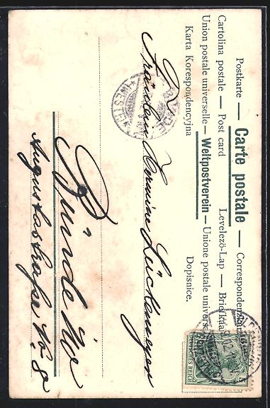 Cartoline postali: Grusskarten-AK Oldenburg i. Gr., Grosshe – Usato da Berlin venduto da bartko-reher 1
