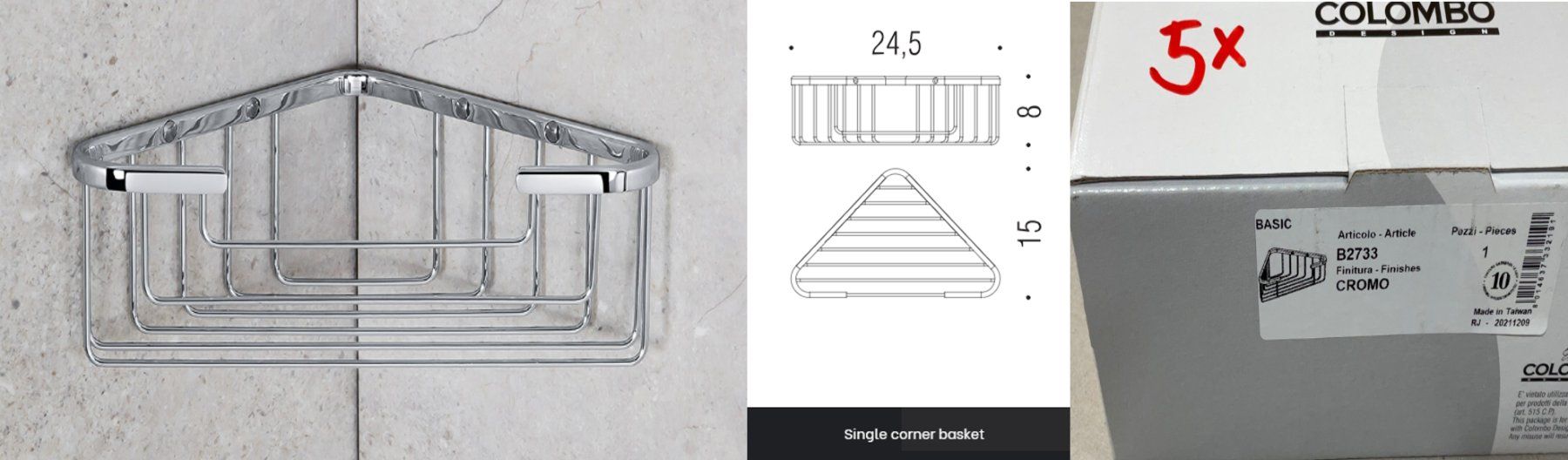 Portasapone: Posten (74Stk) Colombo Bad Accessoires – Nuovo (secondo la descrizione) da Derendingen venduto da Meisterstuecke 7