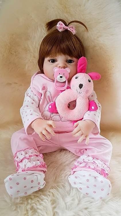 Bambole: Spielpuppe Ella ca. 55 cm gross – Nuovo (secondo la descrizione) da Zürich venduto da Greenthesheep 1