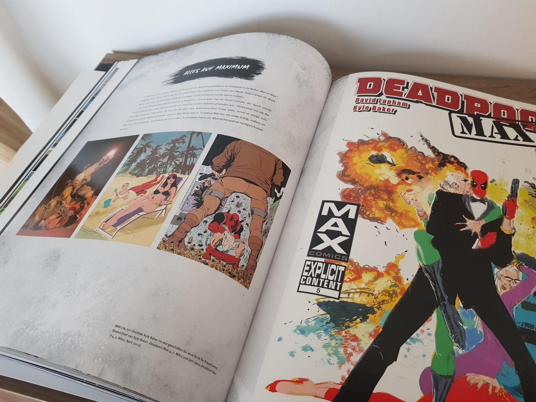 Libri: Deadpool Artbook, Der Söldner mit der grossen Klappe - Buch – Usato da Bassersdorf venduto da retrolab 2