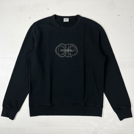 Sweat C.P. Company - Logo CP - Bleu Marine - Taille M #24
