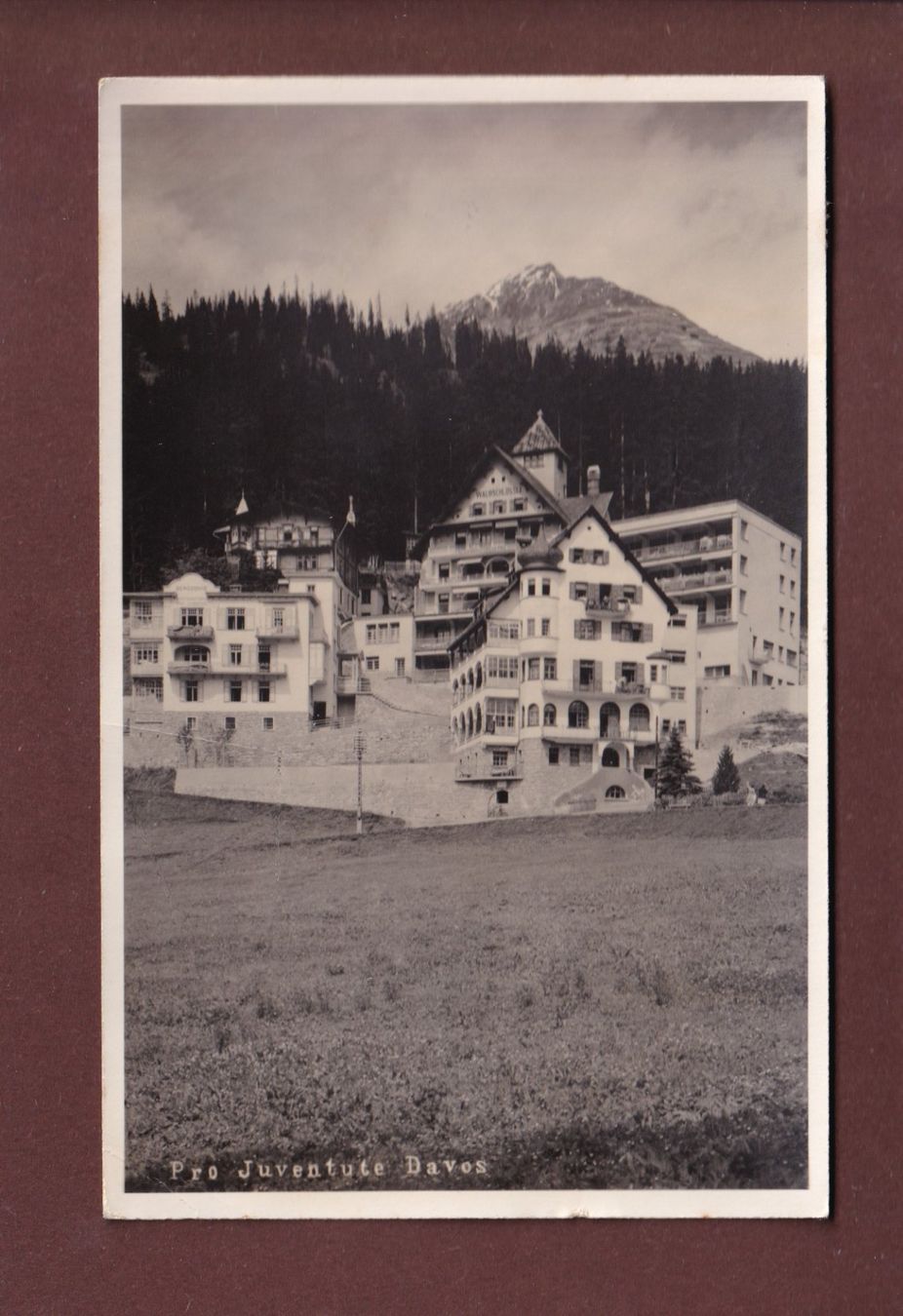 Cartoline postali: DAVOS - Pro Juventute - 1932 // Eckbug // – Usato da Pully venduto da nicecards
