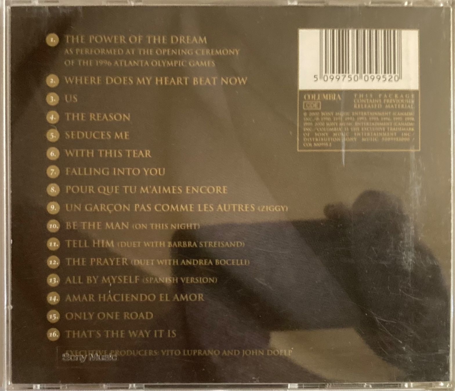 CD: CÉLINE DION - THE COLLECTOR'S SERIES VOLUME ONE – Usato da Poliez-Pittet venduto da Newtown-Records 1