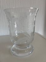 Vase Villeroy & Boch en verre gravé modèlee Helium fait main