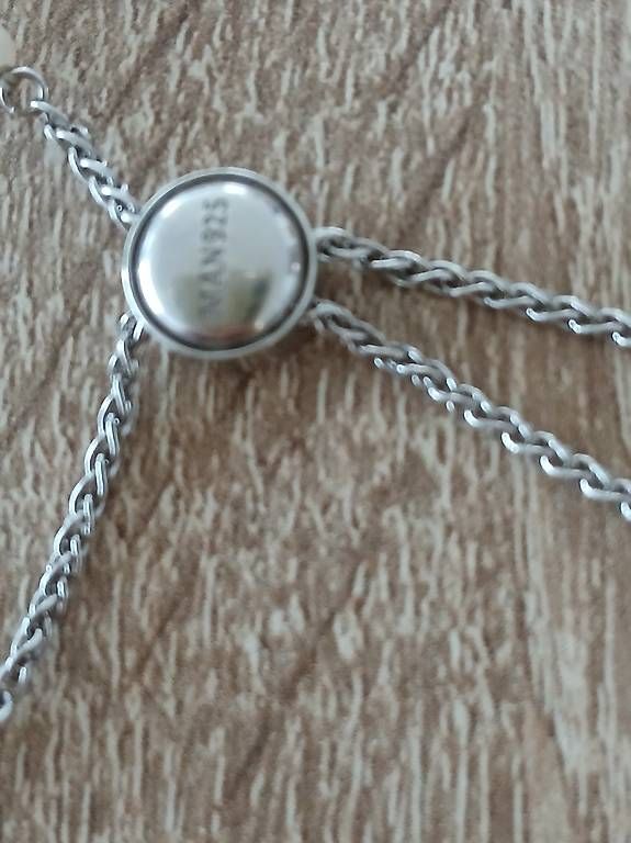 Catenine: Silberkette mit Perlen. – Usato da Hinwil venduto da Sabirose9 1