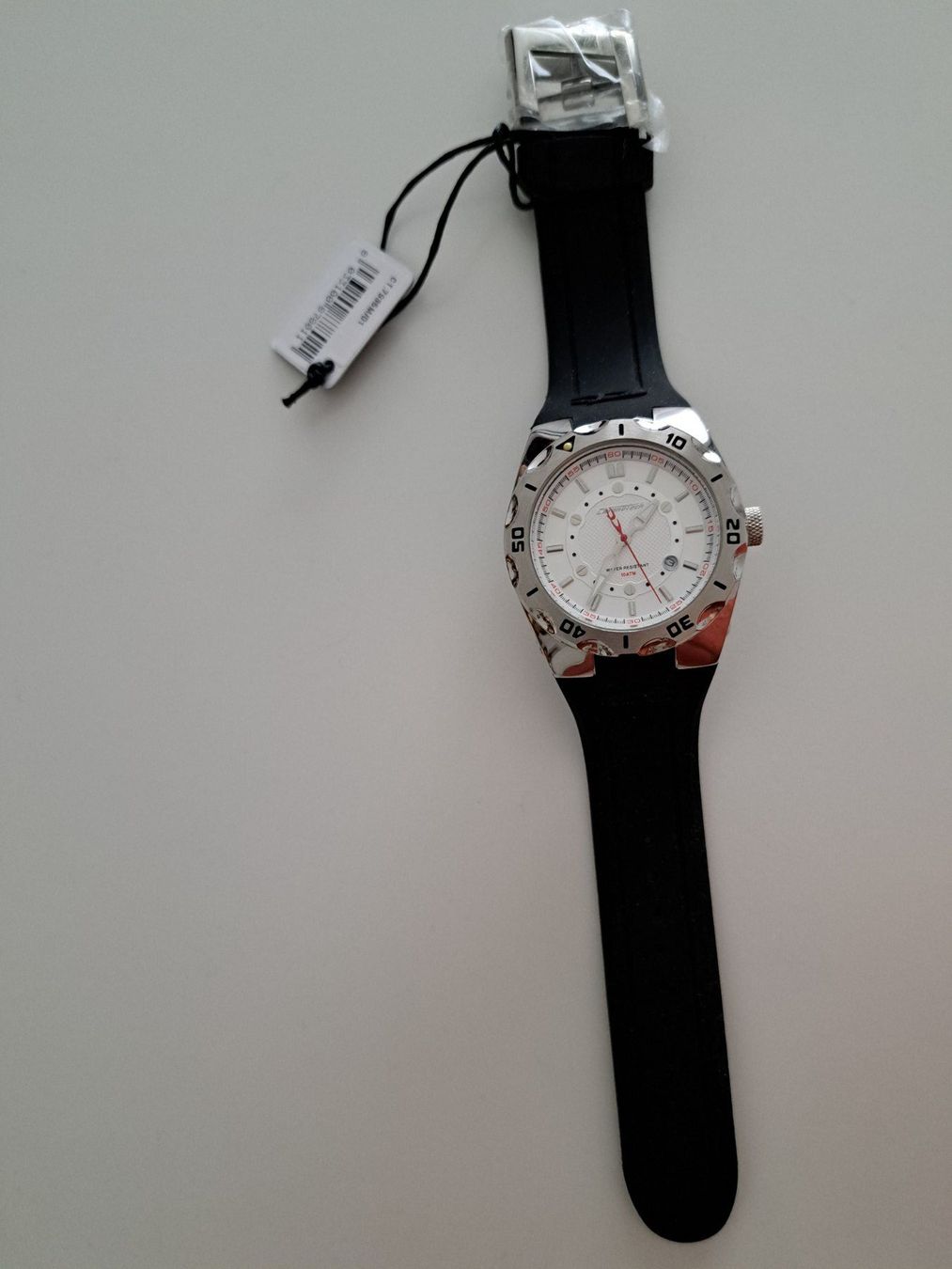 Chronotech Uhren: Chronotech Uhr, Schwarz/Silber, Neu mit Etikett – Neu (gemäss Beschreibung) aus Oberburg von portzi1