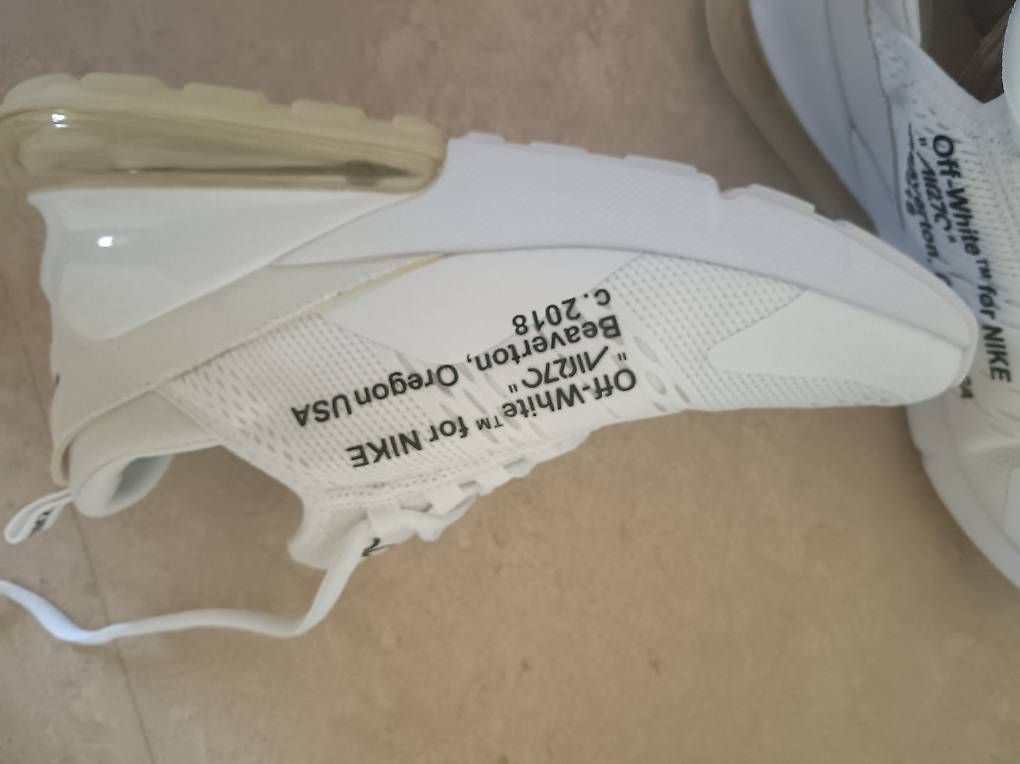 Scarpe da uomo: Nike Air Max 270 Off White / Size 39 – Usato da Glattbrugg venduto da cam_wsk9 3