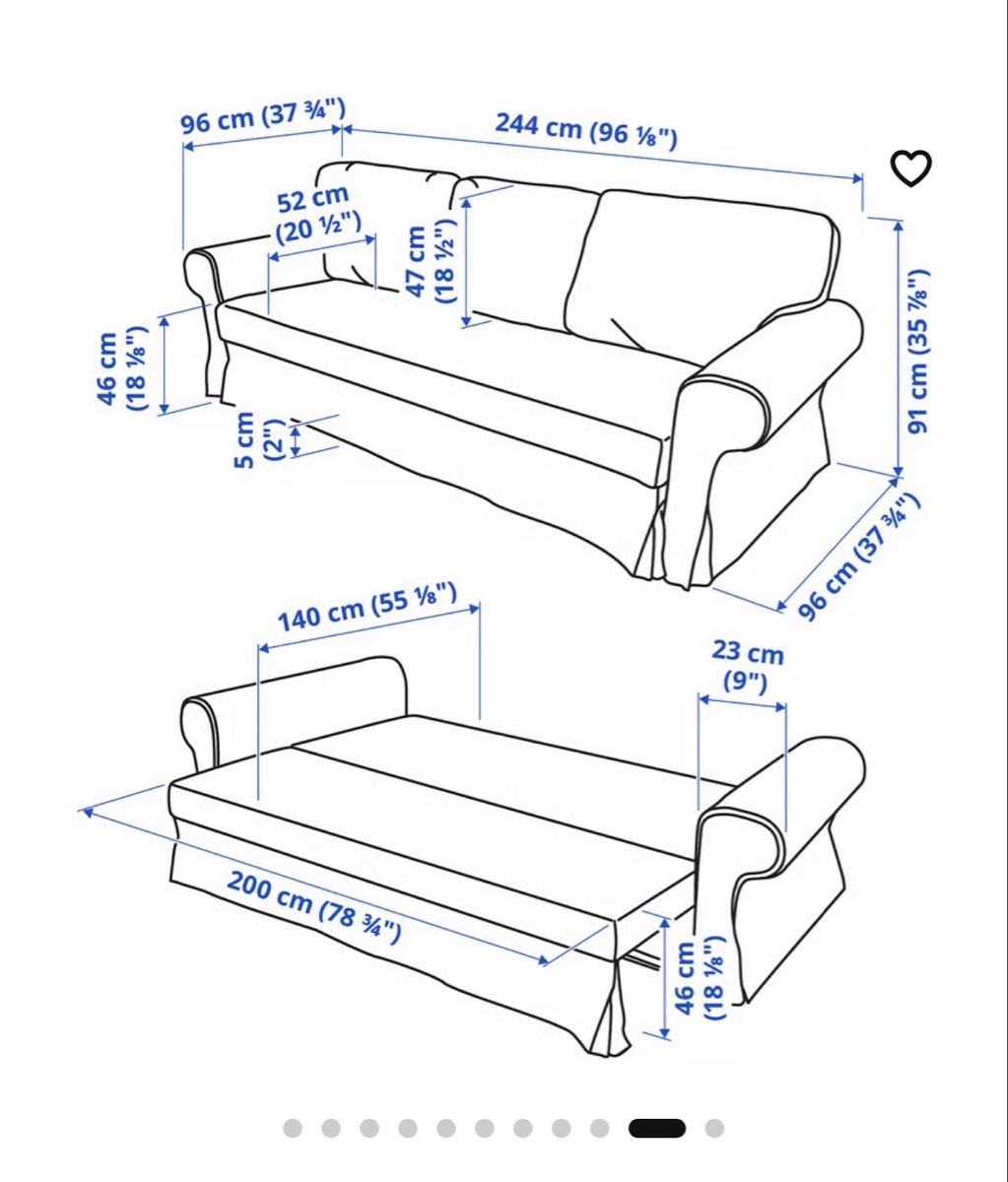 Sofas: IKEA VRETSTORP 3er-Bettsofa Kilanda hellbeige – Neu (gemäss Beschreibung) aus Arbon von jet_w678 4