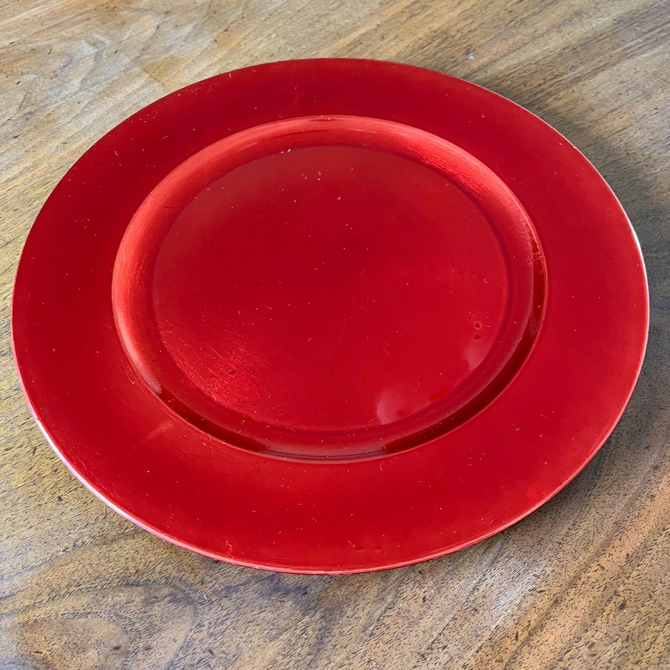 Piatti: 6er-Set Platzteller rot aus Kunststoff Durchmesser 32.5cm – Usato da Bülach venduto da alinaw 7