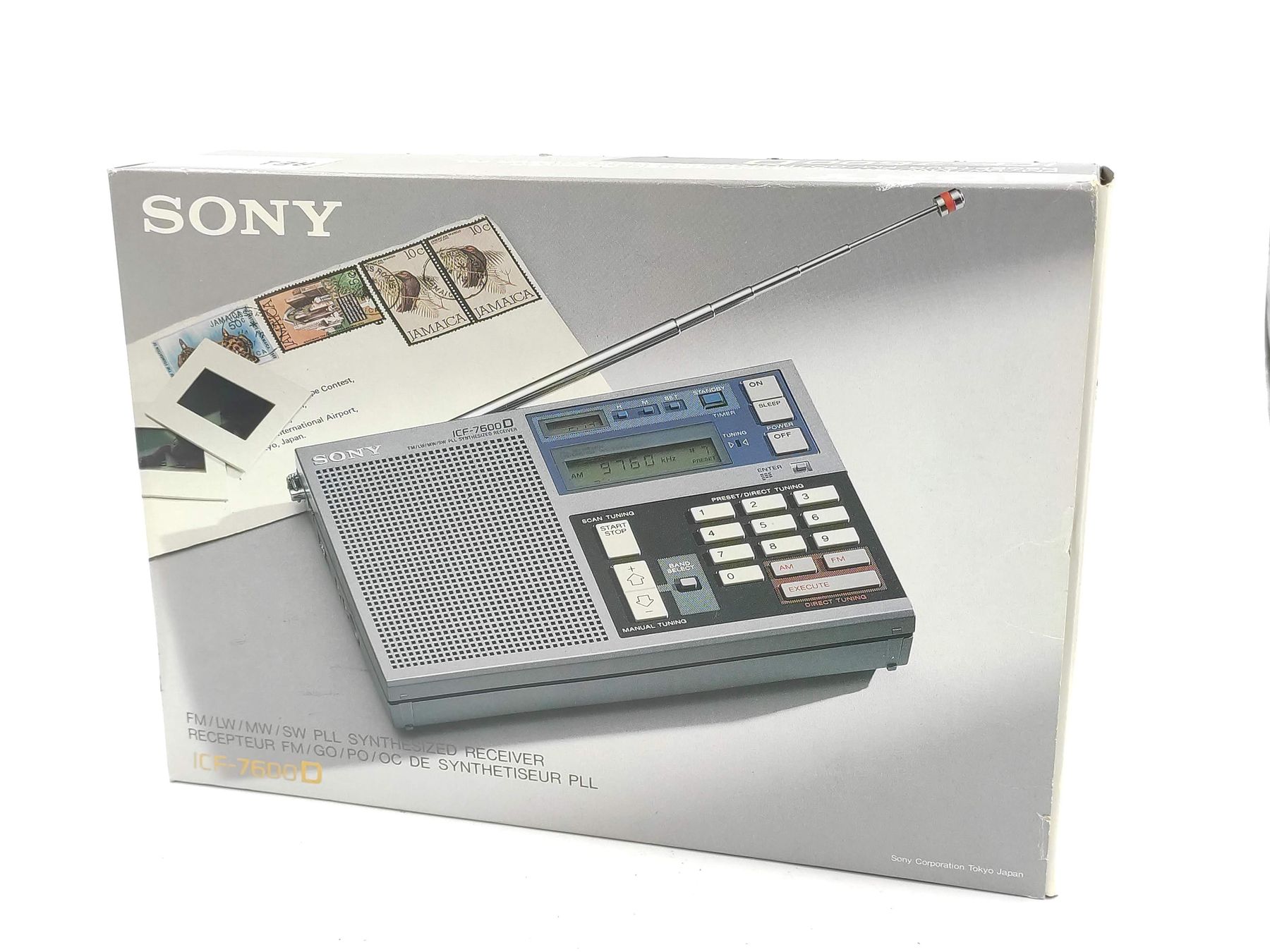 Sony Radio: Weltempfänger Sony ICF-7600D mit Originalverpackung – Usato da Kreuzlingen venduto da Tewes