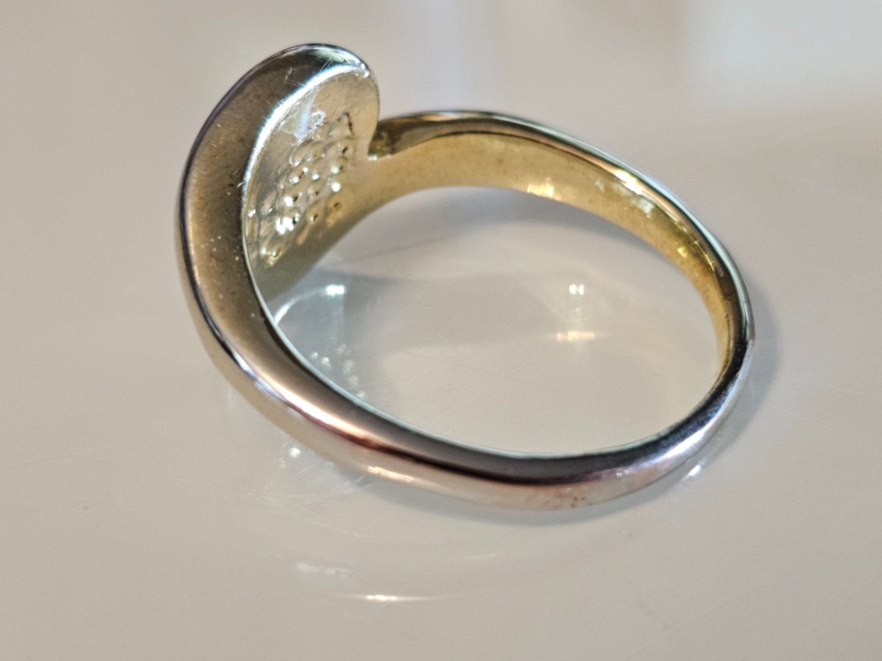 Anelli: AKTION Gelb gold Ring massiv Stein Geschenk Modeschmuck 4.8 – Nuovo (secondo la descrizione) da Riedt b. Erlen venduto da Gottestraene 3